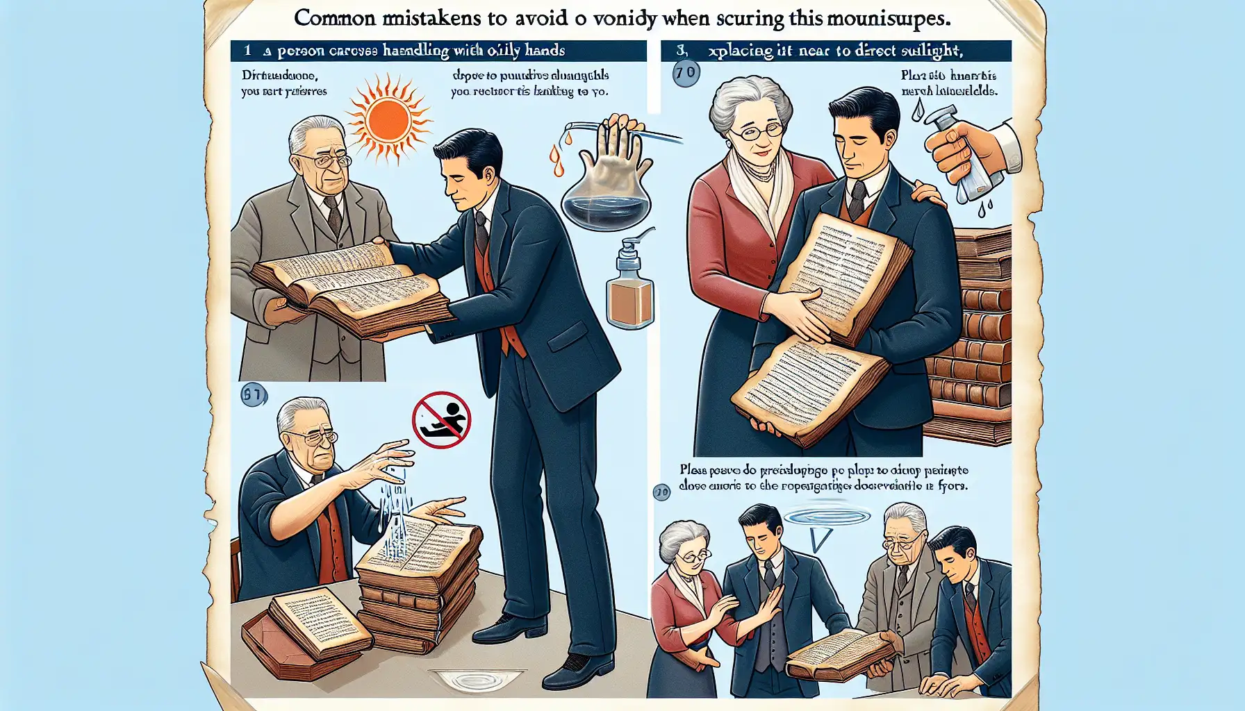 Common Mistakes to Avoid When Securing Manuscripts