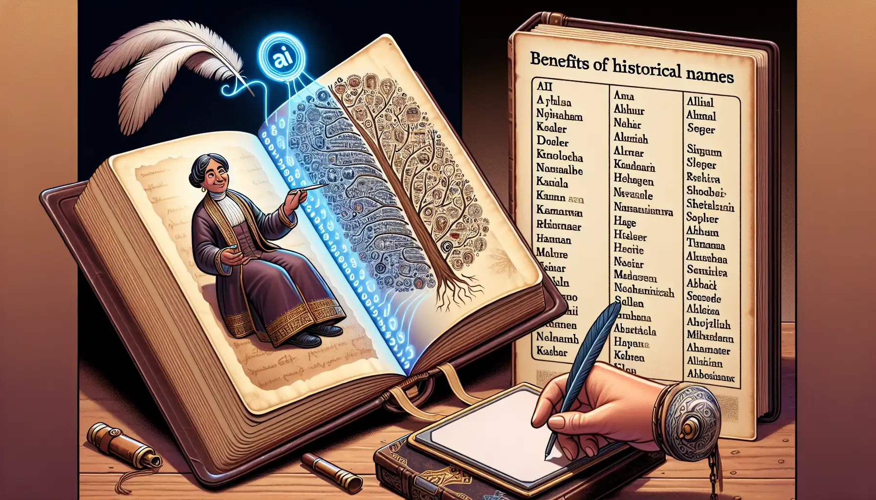 Benefits of AI in Historical Fiction Name Creation
